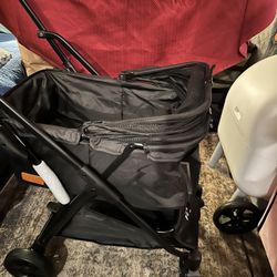 Pet Stroller, Foldable, Black, Pettena