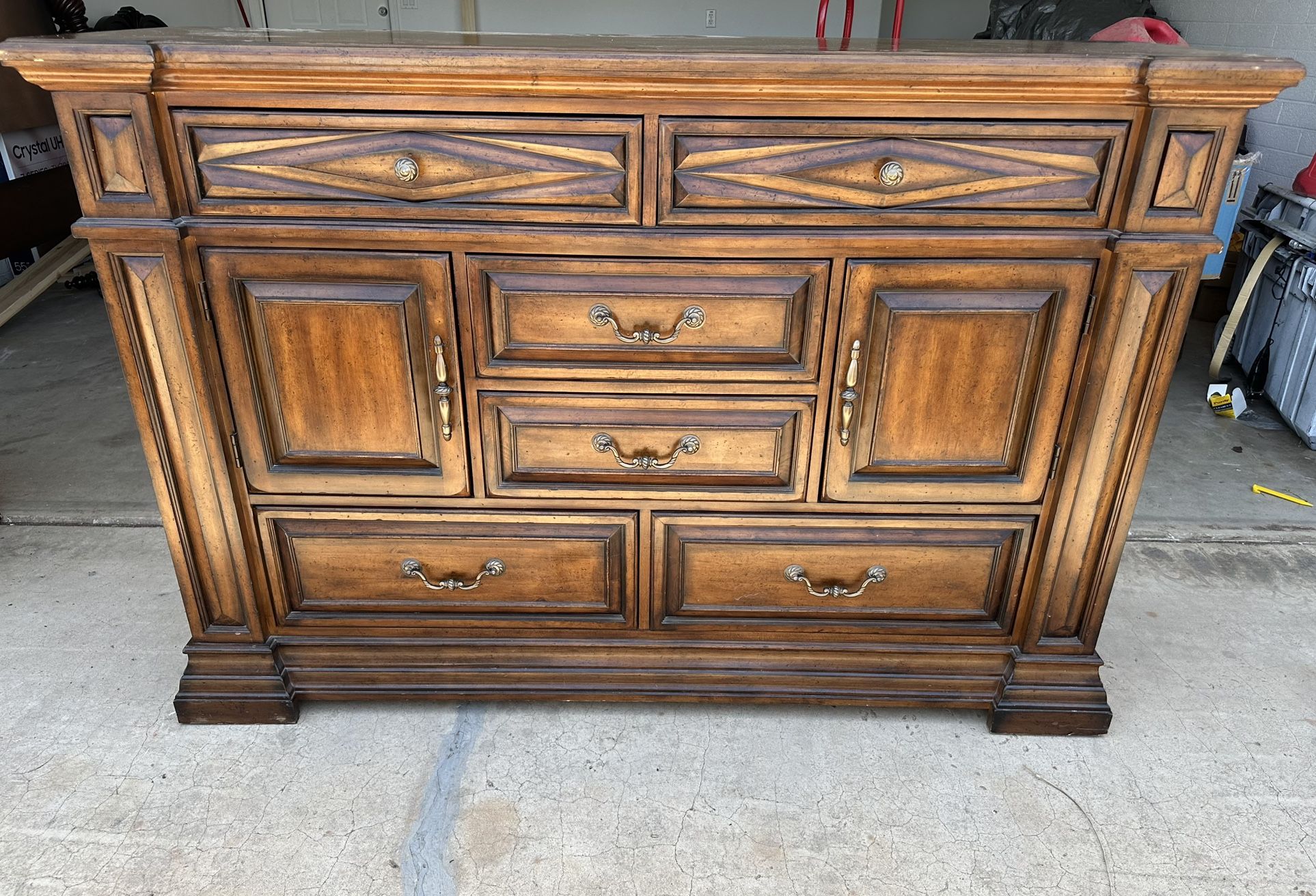 High End Solid Wood ART Furniture Dresser