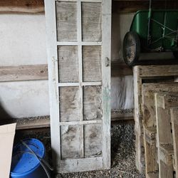 Antique Door Paper Covering 