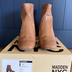 👢NEW in Box Madden NYC Caramel Brown Boots Booties