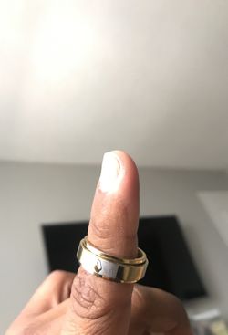 Rock paper scissors spinner ring idk about size spinning