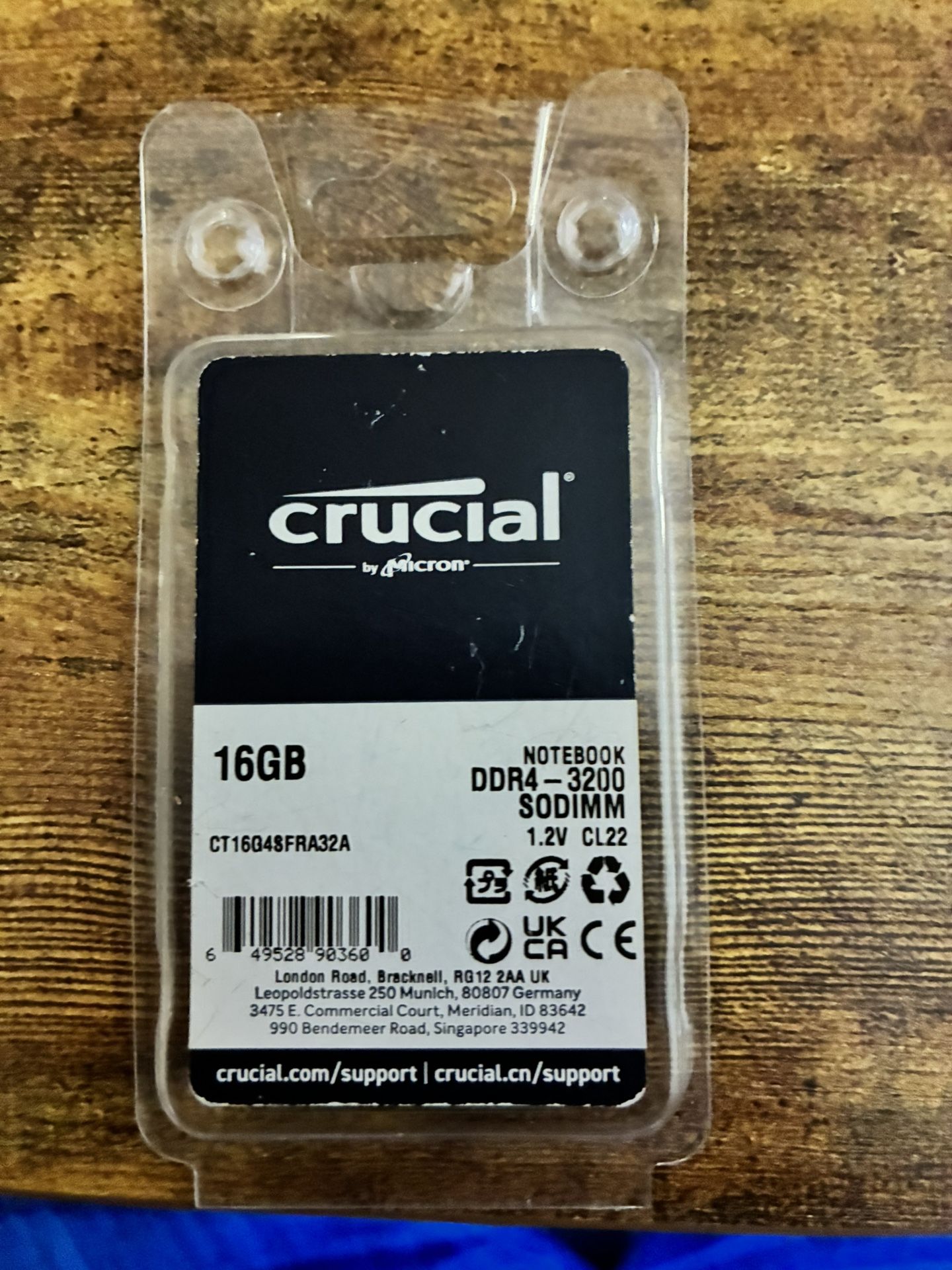 Crucial DDR4 16gb Single Stick 3200mts