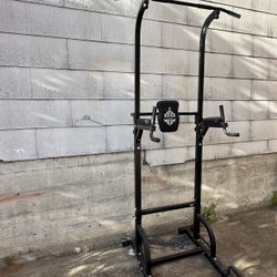Sportsroyals Power Tower Dip Station Pull Up Bar.