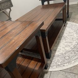 Coffee Table And 2 Side Tables