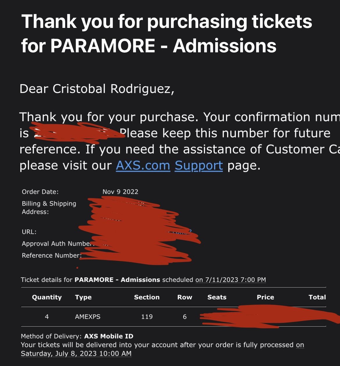 Paramore Tickets For Houston Show