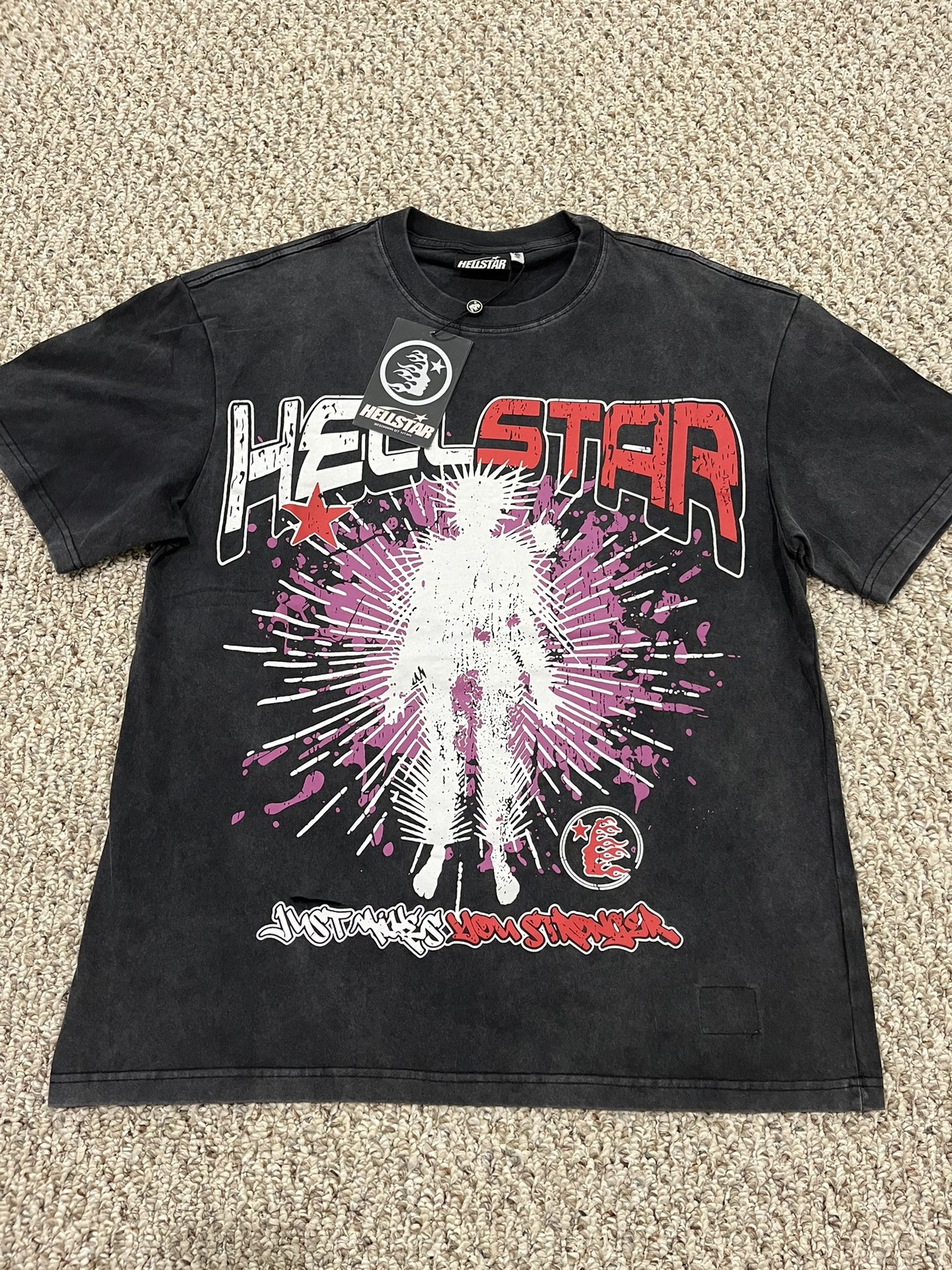 Hellstar Just Makes You Stronger T-Shirt - Size M