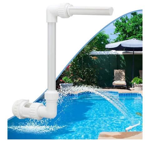 Pool Spray Aerator Cools Water