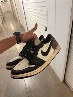 Nike Air Jordan 1 Low Black/White/Brown – Size 12