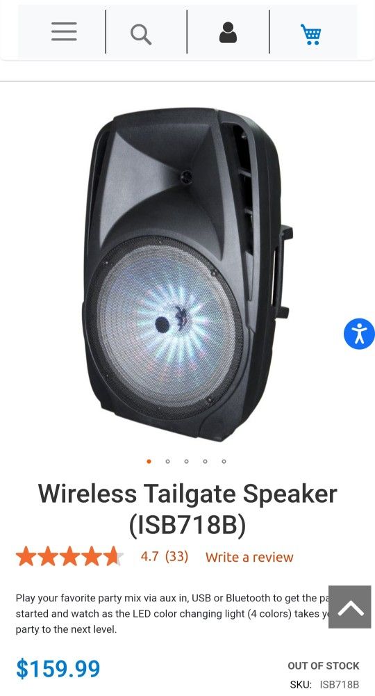 Ilive Wireless Speaker 