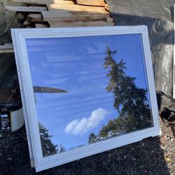 Window 47 1/2” X 42” Double Pane Solid And 47 1/2” X 17 1/2” Double Pane Slider