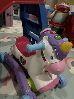 Unicorn Rock Or Ride Toy