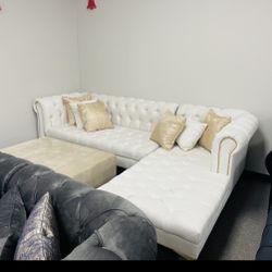 White Sectional Couch Free Delivery