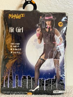 Costume Hit Girl Adult Size Small 6-8