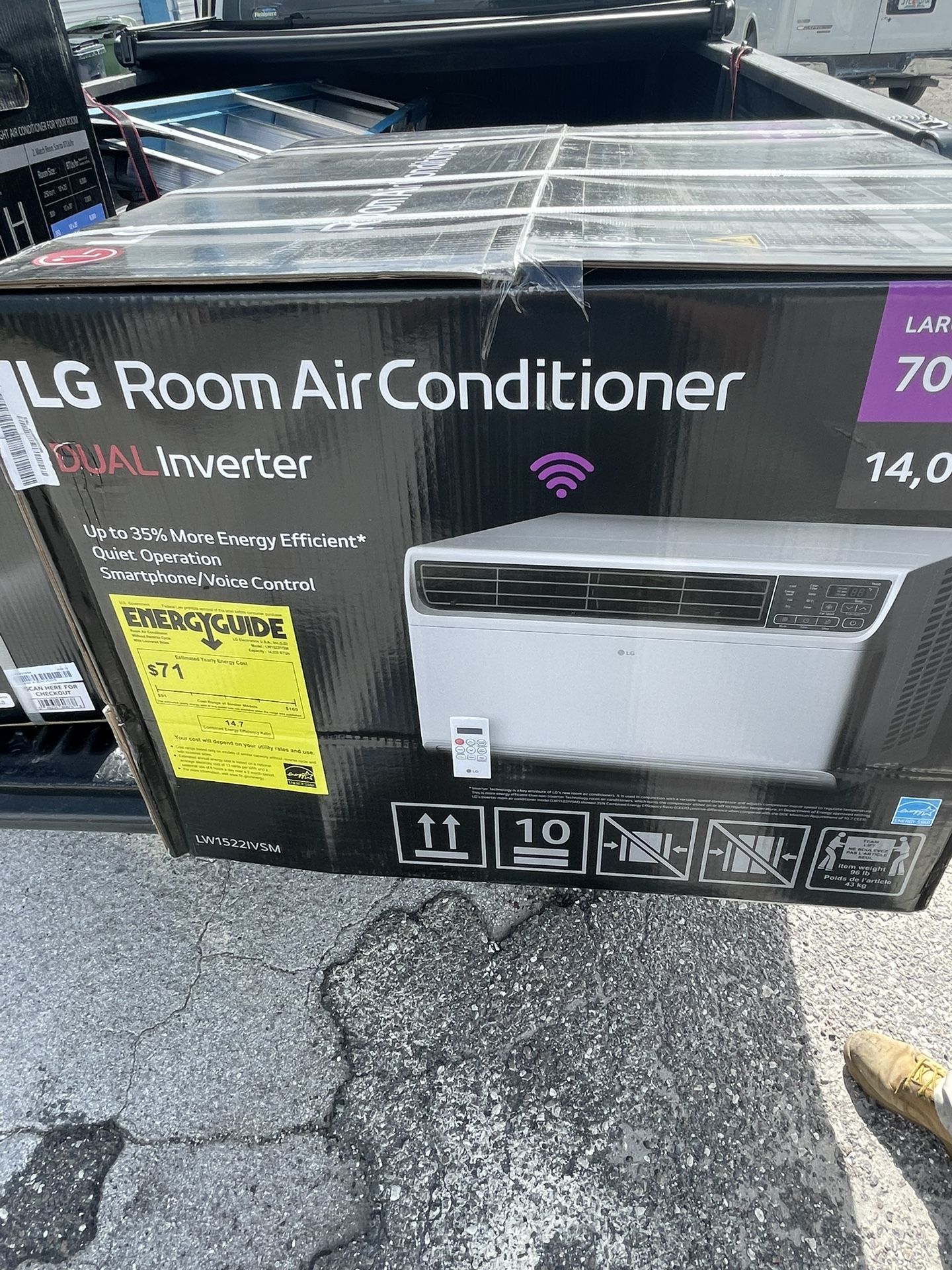 Lg Window Ac Inverter 14000 Btu 115 Volt