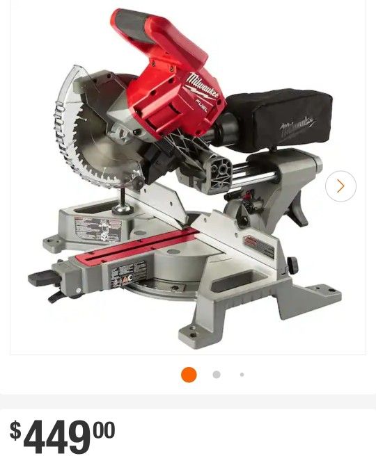 Milwaukee M18 7-1/4 Dual Bevel Sliding Compound Miter Saw (Tool-Only)