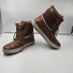 Nautica Mens SIZE 11 LOCKVIEW Brown Tan Boots-Waterproof Shell Snow Boot