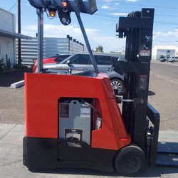 Raymond Stand Up Narrow Aisle Electric Forklift