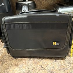 Leather Case Logic Laptop/Tablet/Portable DVD Player/Ipad Case Cover with Extra Pockets/Storage
