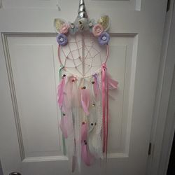 Unicorn Dreamcatcher With Or Without Unicorn Decoration Bed Pillow 