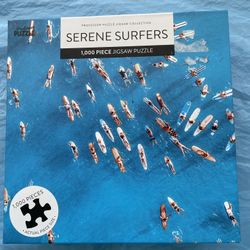 Great Family Game! 1000-piece Jigsaw Puzzle - 19”x29” - Serene Surfers - high quality