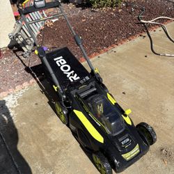 Ryobi Lawn Mower And Weed Wacker
