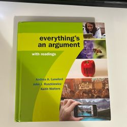 Everything’s an argument textbook