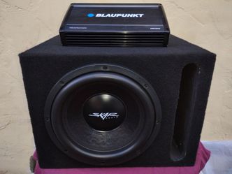 Skar sub with 3000w amp