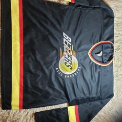 Authentic OKLAHOMA CITY BLAZERS Jersey CHL Hockey Black Sewn PRO WEAR XXL RARE. Condition is "Used". Shipped with USPS Priority Mail. Odor and stain f