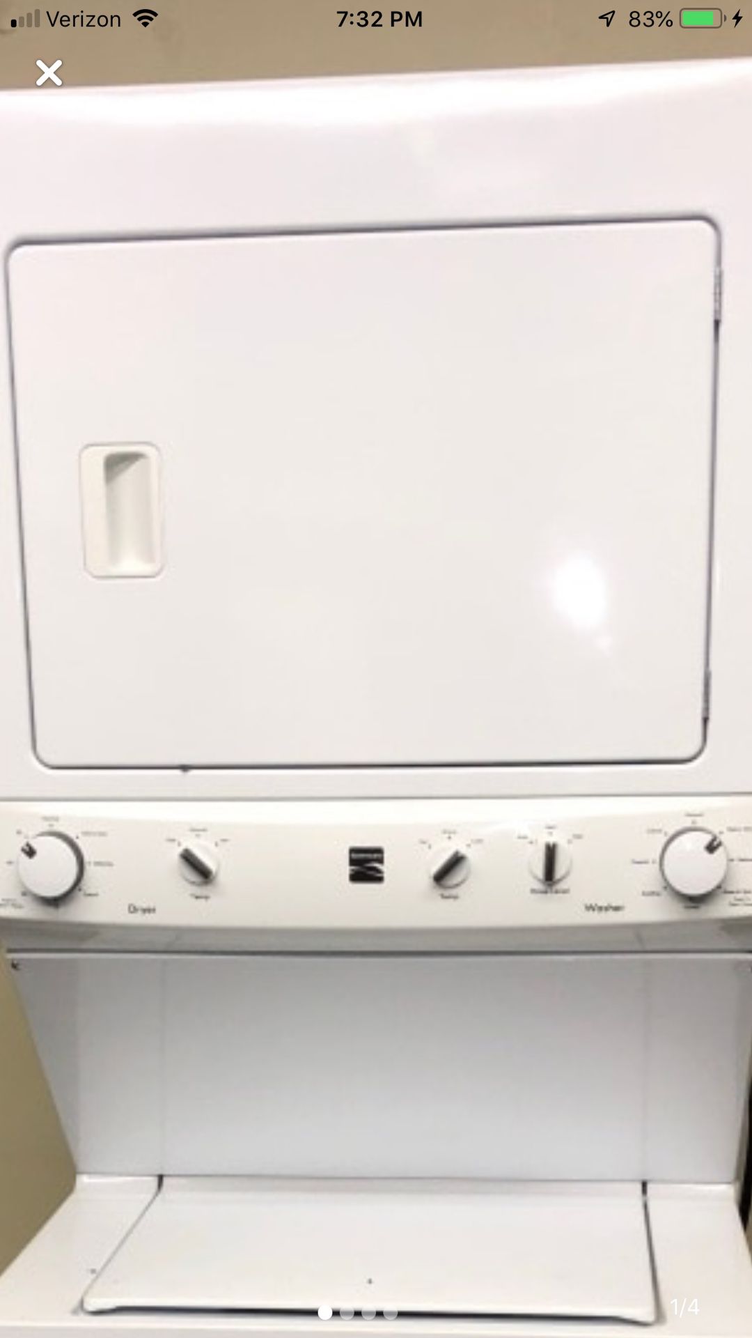 Kenmore washer gas dryer high efficiency New