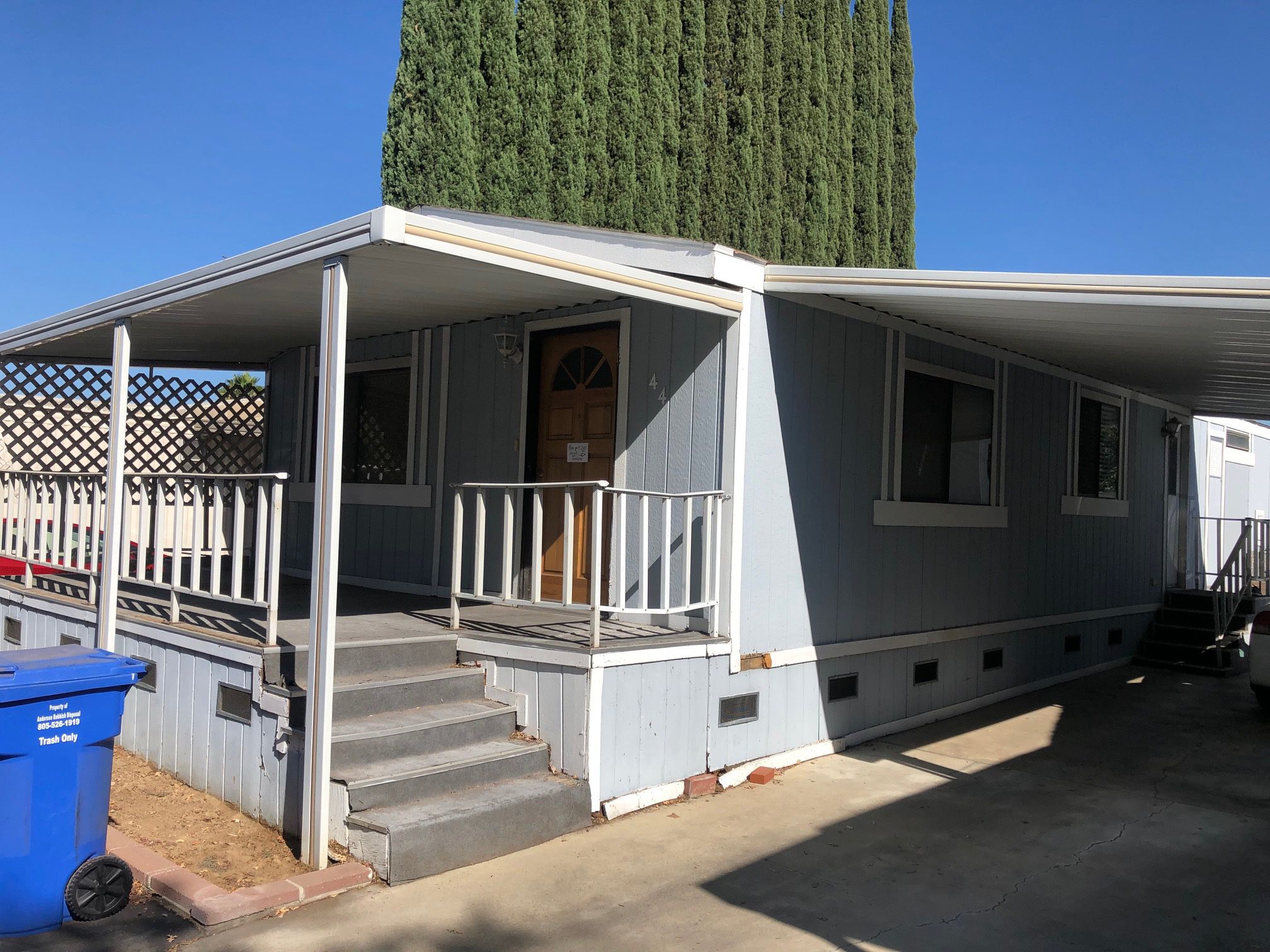 Mobile home for sale 1985 20 x52 two bedroom two bath ready to go for extra cost