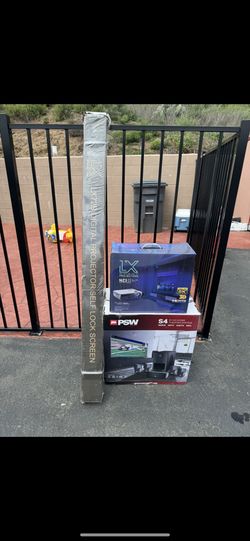 Projector And Speakers