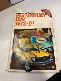 Chilton's Chevrolet LUV 1972-81 Repair Manual