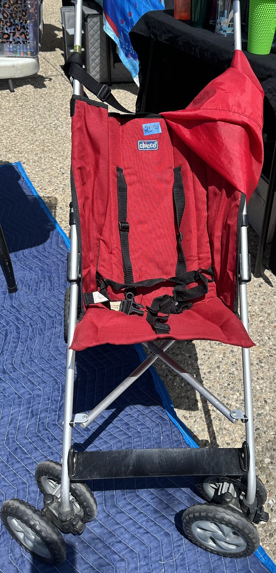 Stroller with storage bag