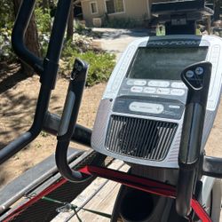 Pro Form Elliptical Machine Treadmill