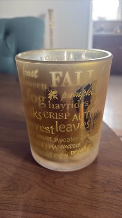 Fall leaves 🍁 candle holder