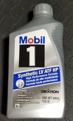 Transmission fluid ATF Mobil 1 Synthetic LV HP solves Chatter In 8