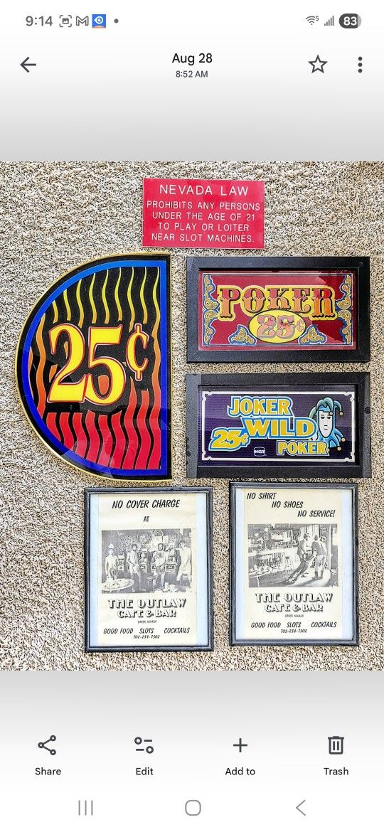 Las Vegas Memorabilia, Slot Machine Glass, Landmark Matches, Keychains