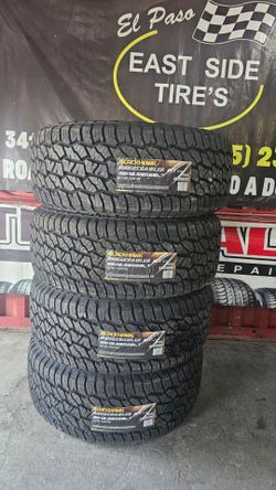 35x12.50 20 ALL TERRAIN NUEVAS INSTALADAS Y BALANCEADAS POR  820 Dlls.