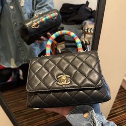 Authentic Top HANDLE CHANEL BAG