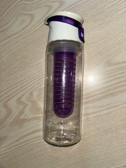 Living Solutions Tritan Infuser Bottle Purple 24oz