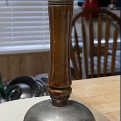 Vintage Heavy Metal Bell - Schoolhouse Church Style - needs good polishing