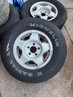 15” gmc Sonoma rims