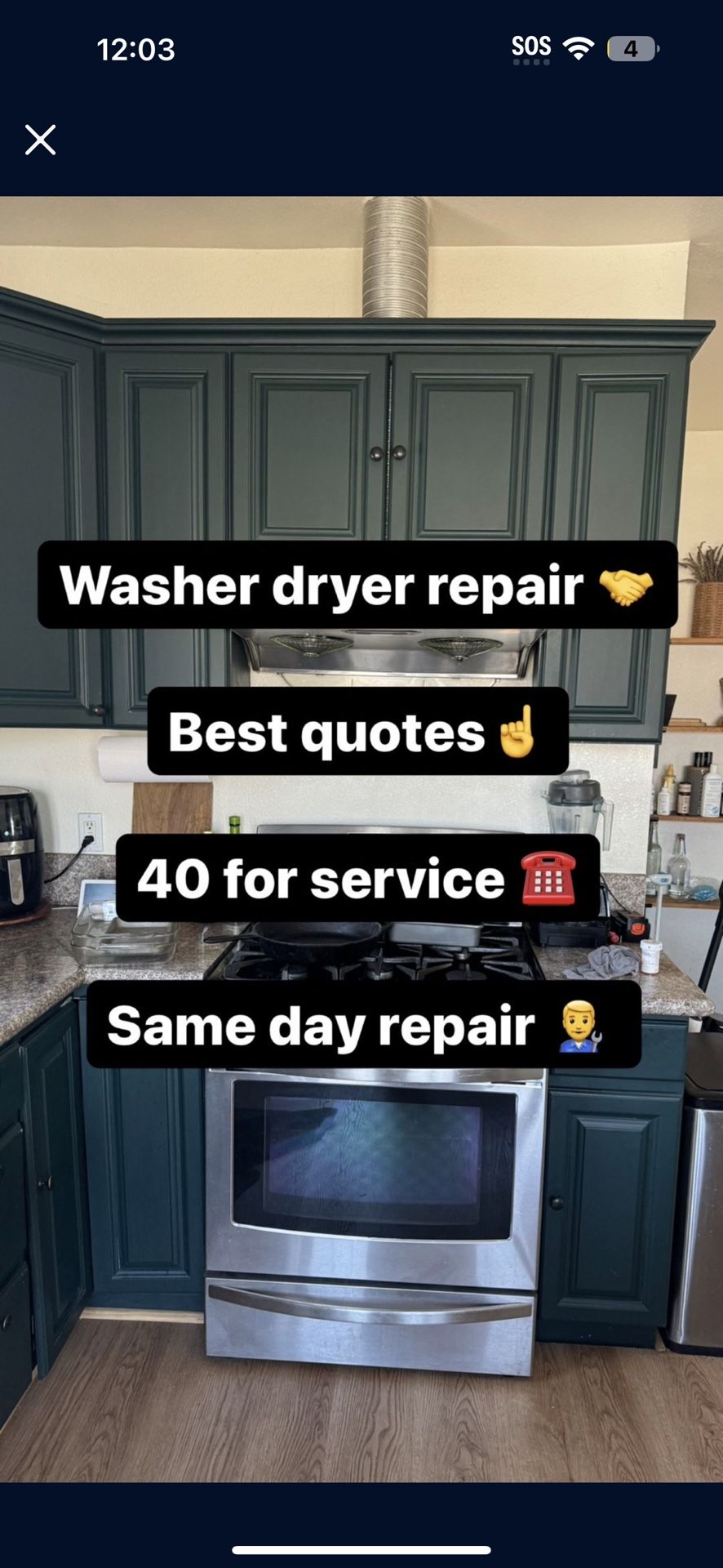 Washer Dryer Stove π