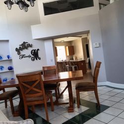 8 Chair Farmhouse Dining Table 