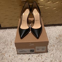 Christian Louboutin Iriza Black 100mm Heel 