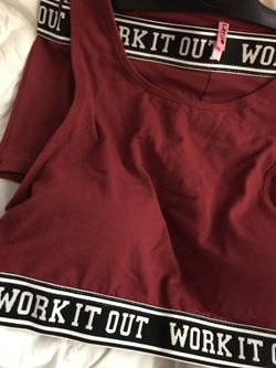 "WORK IT OUT" underwear set