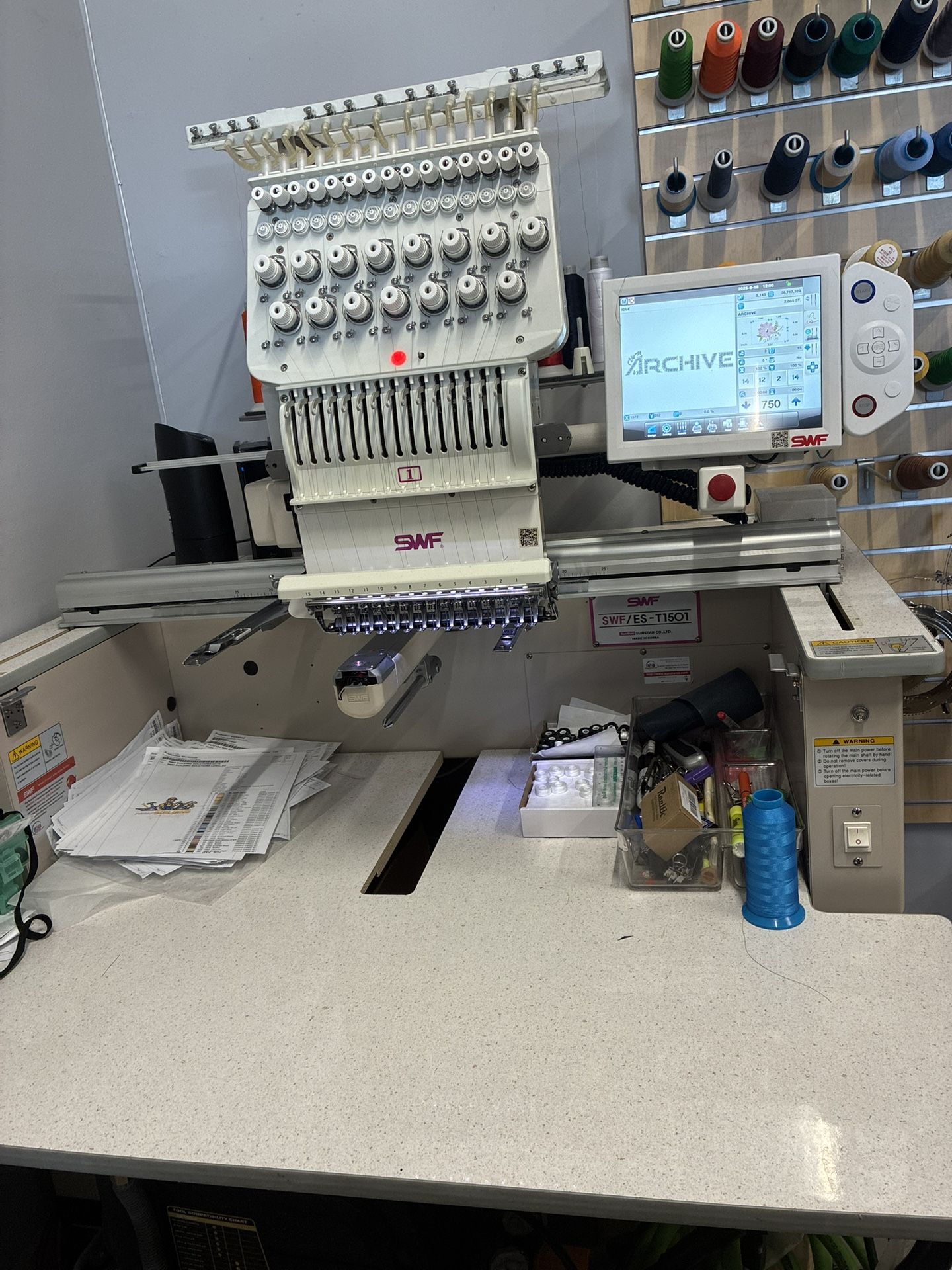SWF embroidery Machine