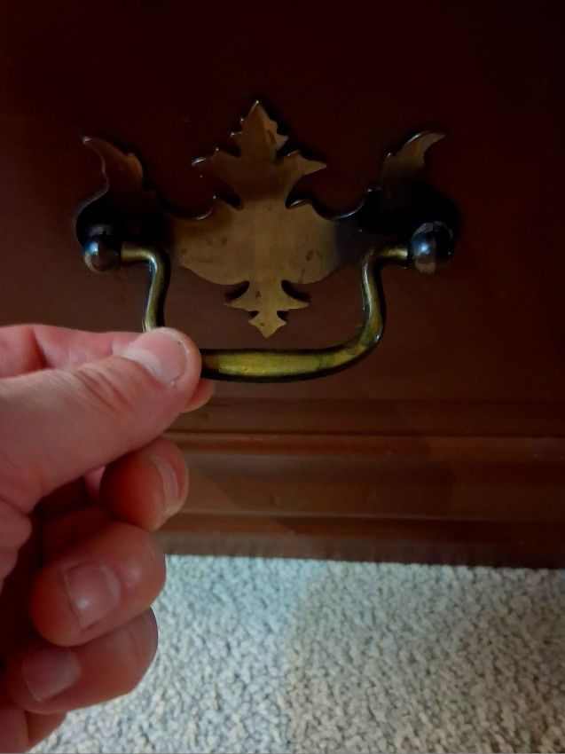 Beautiful MID CENTURY π Cherrywood Side Desk All ORIGINAL ! π πͺ΅ πΈ