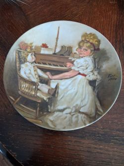1981 "Cora's Recital" collector plate