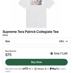 Supreme Tera Patrick Collegiate Tee